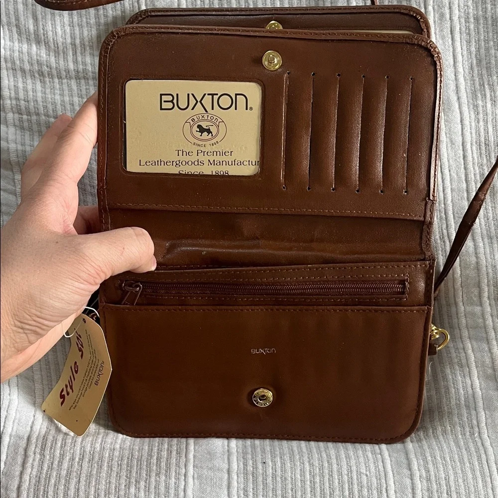 Vintage Leather Buxton Purse